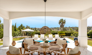 Magnifique villa andalouse contemporaine rénovée avec vue panoramique sur la mer à vendre à Sotogrande, Costa del Sol 799873 