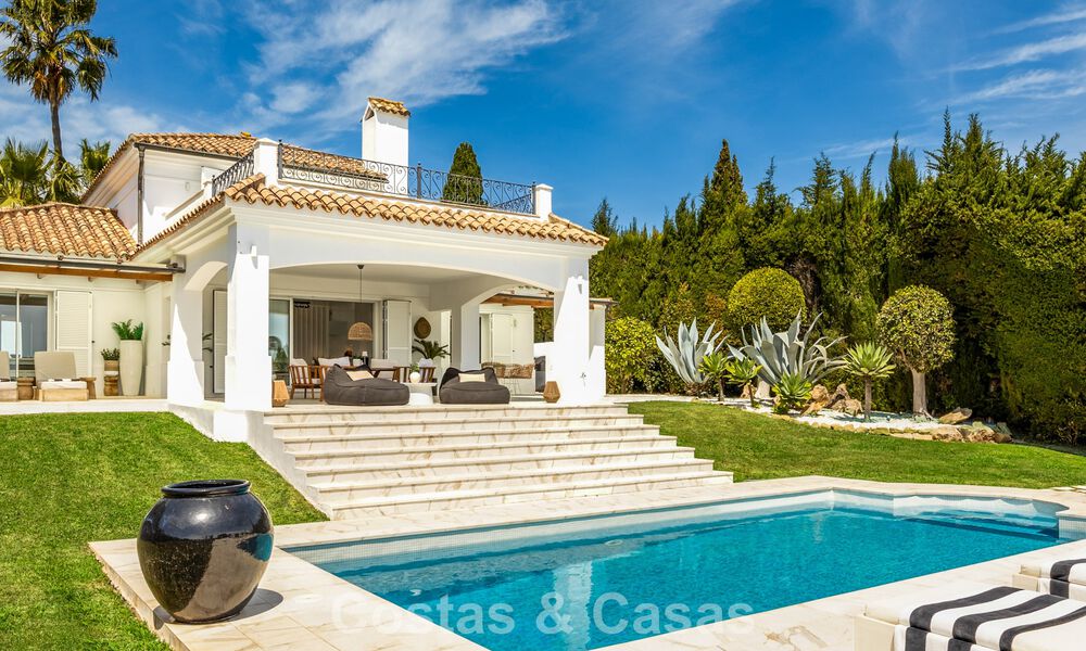 Magnifique villa andalouse contemporaine rénovée avec vue panoramique sur la mer à vendre à Sotogrande, Costa del Sol 799875