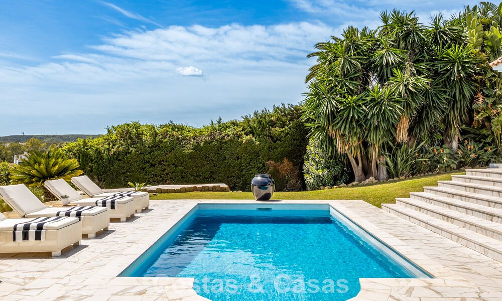 Magnifique villa andalouse contemporaine rénovée avec vue panoramique sur la mer à vendre à Sotogrande, Costa del Sol 799876