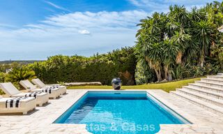 Magnifique villa andalouse contemporaine rénovée avec vue panoramique sur la mer à vendre à Sotogrande, Costa del Sol 799876 