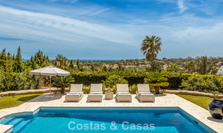 Magnifique villa andalouse contemporaine rénovée avec vue panoramique sur la mer à vendre à Sotogrande, Costa del Sol 799879 