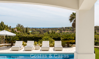 Magnifique villa andalouse contemporaine rénovée avec vue panoramique sur la mer à vendre à Sotogrande, Costa del Sol 799881 