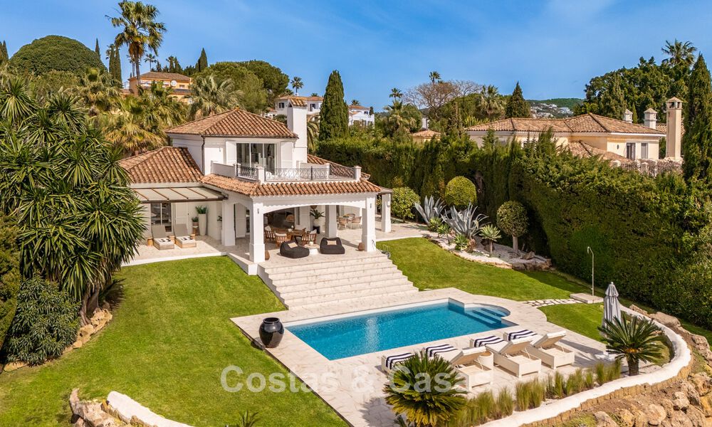 Magnifique villa andalouse contemporaine rénovée avec vue panoramique sur la mer à vendre à Sotogrande, Costa del Sol 799882