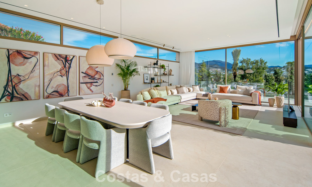 Villa contemporaine de design avec vue panoramique à vendre dans la Vallée du Golf de Nueva Andalucía, Marbella 800142