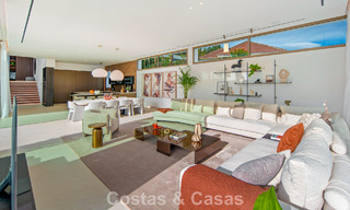 Villa contemporaine de design avec vue panoramique à vendre dans la Vallée du Golf de Nueva Andalucía, Marbella 800143 