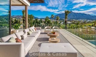 Villa contemporaine de design avec vue panoramique à vendre dans la Vallée du Golf de Nueva Andalucía, Marbella 800144 