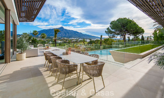Villa contemporaine de design avec vue panoramique à vendre dans la Vallée du Golf de Nueva Andalucía, Marbella 800147 