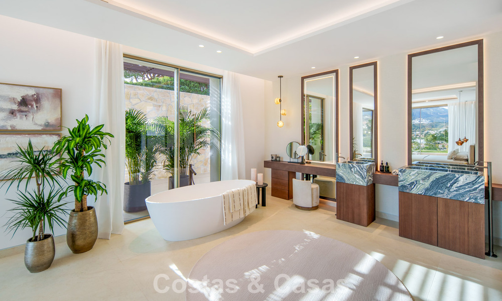 Villa contemporaine de design avec vue panoramique à vendre dans la Vallée du Golf de Nueva Andalucía, Marbella 800161