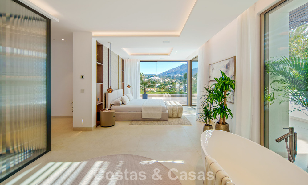 Villa contemporaine de design avec vue panoramique à vendre dans la Vallée du Golf de Nueva Andalucía, Marbella 800162