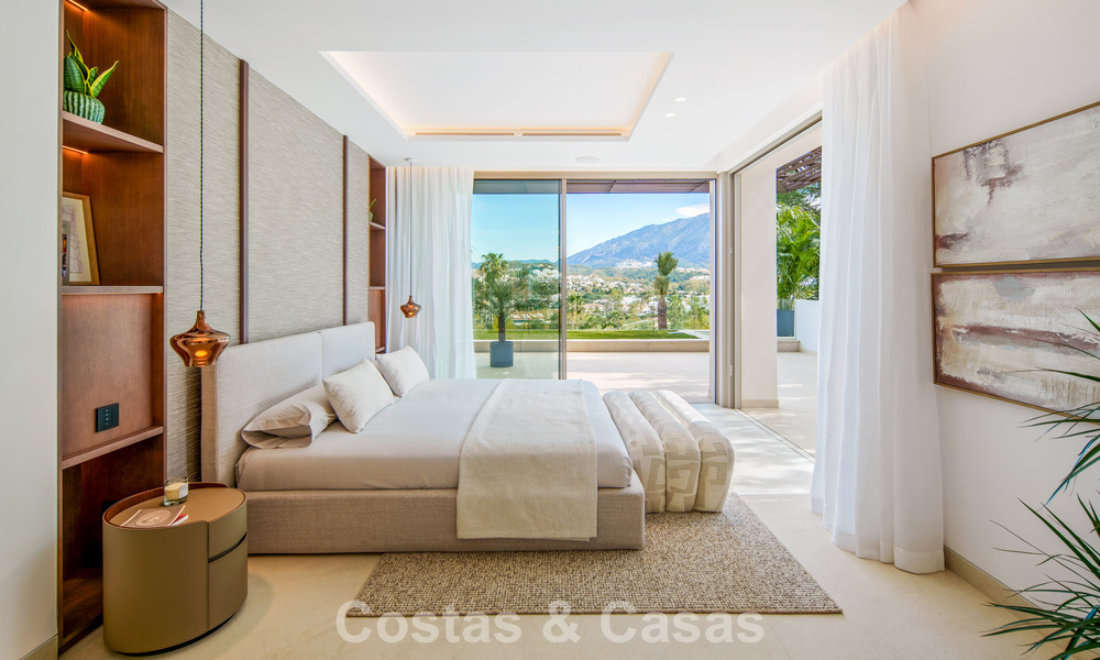 Villa contemporaine de design avec vue panoramique à vendre dans la Vallée du Golf de Nueva Andalucía, Marbella 800164