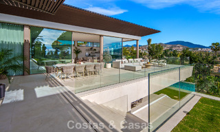 Villa contemporaine de design avec vue panoramique à vendre dans la Vallée du Golf de Nueva Andalucía, Marbella 800168 
