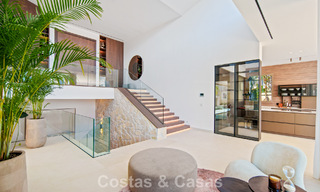 Villa contemporaine de design avec vue panoramique à vendre dans la Vallée du Golf de Nueva Andalucía, Marbella 800177 