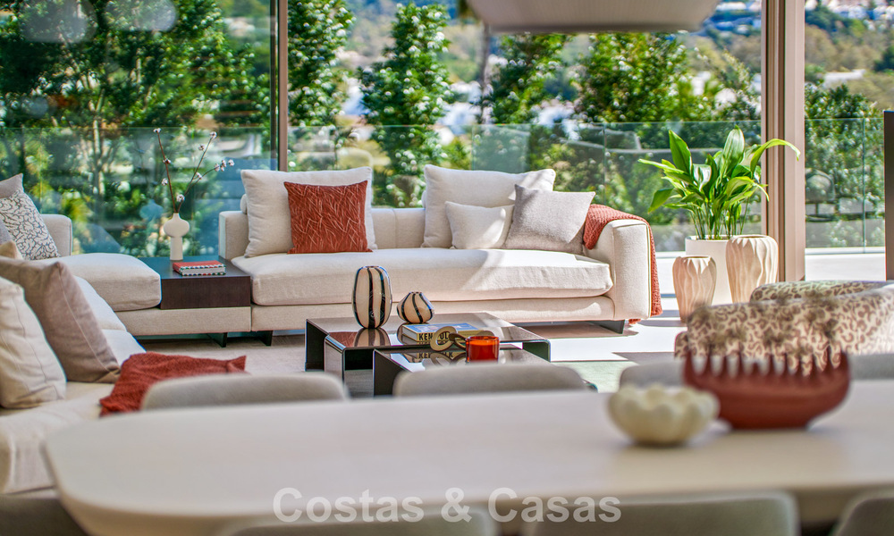 Villa contemporaine de design avec vue panoramique à vendre dans la Vallée du Golf de Nueva Andalucía, Marbella 800181