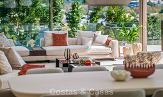 Villa contemporaine de design avec vue panoramique à vendre dans la Vallée du Golf de Nueva Andalucía, Marbella 800181 