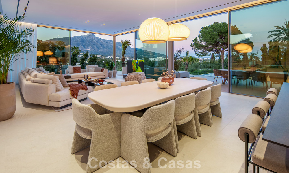 Villa contemporaine de design avec vue panoramique à vendre dans la Vallée du Golf de Nueva Andalucía, Marbella 800184