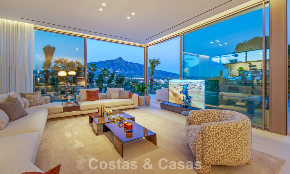 Villa contemporaine de design avec vue panoramique à vendre dans la Vallée du Golf de Nueva Andalucía, Marbella 800186