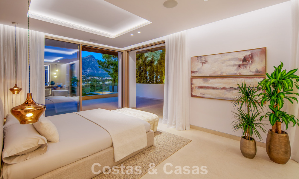 Villa contemporaine de design avec vue panoramique à vendre dans la Vallée du Golf de Nueva Andalucía, Marbella 800189