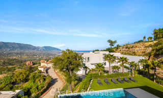 Élégante villa de luxe au style moderne avec vues panoramique à vendre dans les Collines a l'est de Marbella 800267 