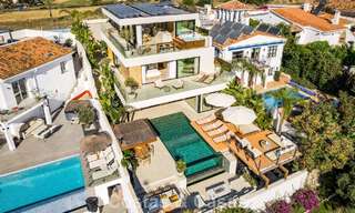 Villa moderne de luxe rénovée avec vue imprenable à vendre à Nueva Andalucía, Marbella 800361 