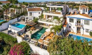 Villa moderne de luxe rénovée avec vue imprenable à vendre à Nueva Andalucía, Marbella 800362 