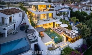 Villa moderne de luxe rénovée avec vue imprenable à vendre à Nueva Andalucía, Marbella 800371 