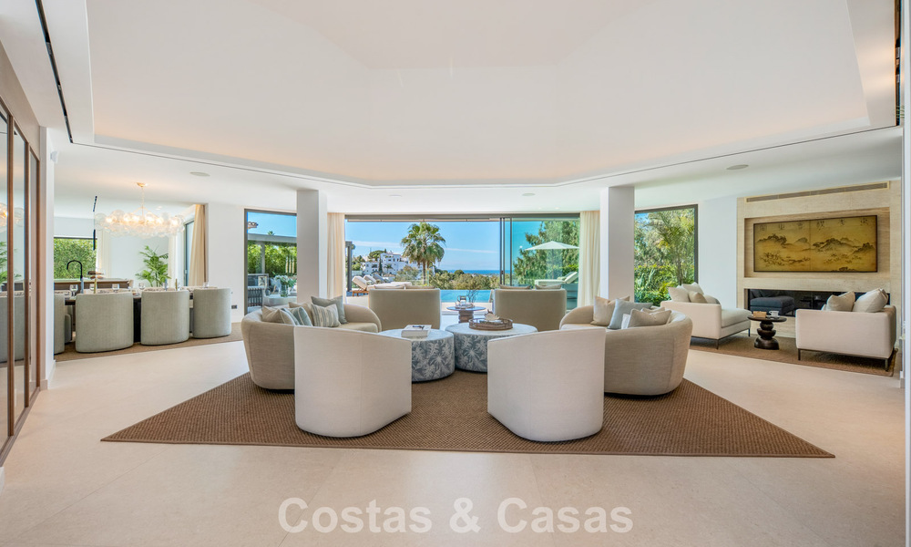 Villa de luxe méditerranéenne moderne à vendre dans une résidence sécurisée à Marbella - Benahavís 800410