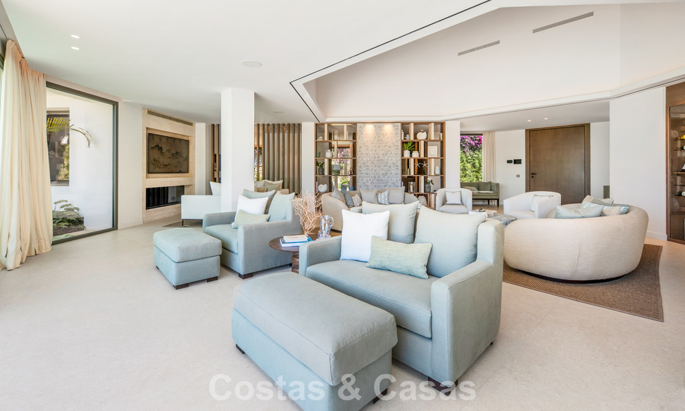 Villa de luxe méditerranéenne moderne à vendre dans une résidence sécurisée à Marbella - Benahavís 800414