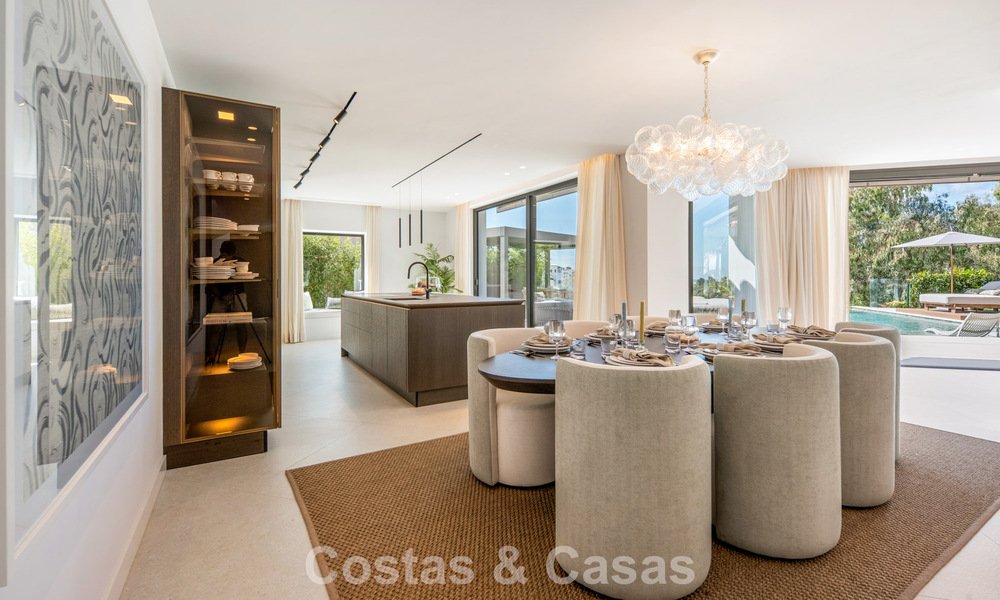 Villa de luxe méditerranéenne moderne à vendre dans une résidence sécurisée à Marbella - Benahavís 800423
