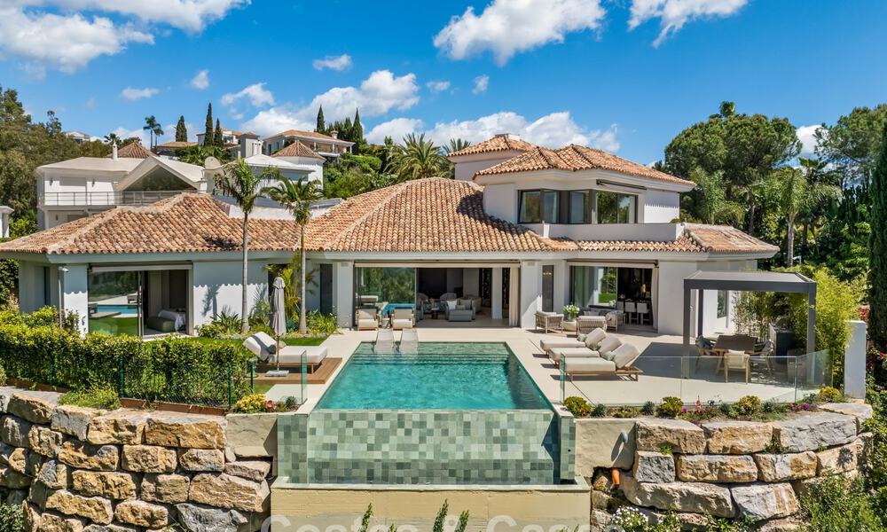 Villa de luxe méditerranéenne moderne à vendre dans une résidence sécurisée à Marbella - Benahavís 800471