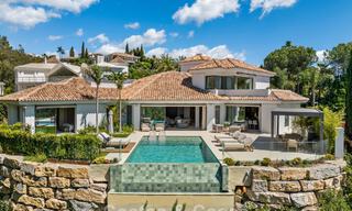 Villa de luxe méditerranéenne moderne à vendre dans une résidence sécurisée à Marbella - Benahavís 800471 
