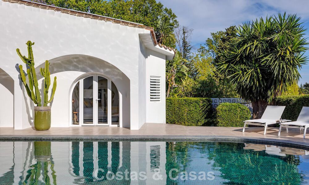 Villa de luxe méditerranéenne de plain-pied à vendre en première ligne de golf à Guadalmina, Marbella 800572