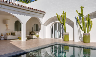 Villa de luxe méditerranéenne de plain-pied à vendre en première ligne de golf à Guadalmina, Marbella 800573 