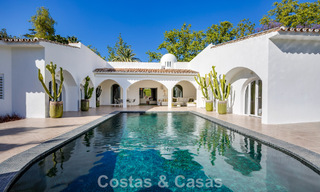 Villa de luxe méditerranéenne de plain-pied à vendre en première ligne de golf à Guadalmina, Marbella 800574 