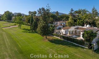 Villa de luxe méditerranéenne de plain-pied à vendre en première ligne de golf à Guadalmina, Marbella 800601 