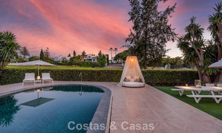 Villa de luxe méditerranéenne de plain-pied à vendre en première ligne de golf à Guadalmina, Marbella 800602 