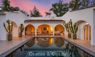 Villa de luxe méditerranéenne de plain-pied à vendre en première ligne de golf à Guadalmina, Marbella 800604 