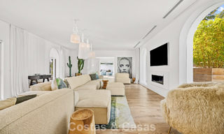 Villa de luxe méditerranéenne de plain-pied à vendre en première ligne de golf à Guadalmina, Marbella 800605 