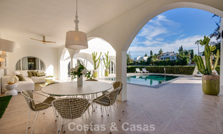 Villa de luxe méditerranéenne de plain-pied à vendre en première ligne de golf à Guadalmina, Marbella 800608 