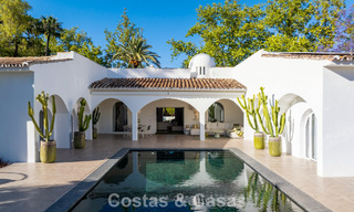 Villa de luxe méditerranéenne de plain-pied à vendre en première ligne de golf à Guadalmina, Marbella 800609 