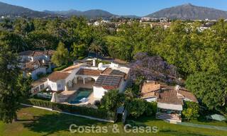 Villa de luxe méditerranéenne de plain-pied à vendre en première ligne de golf à Guadalmina, Marbella 800617 