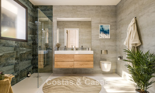 Lancement! Villas mitoyennes contemporaines à vendre dans un environnement golfique privilégié à Estepona 800556 