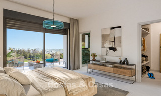 Lancement! Villas mitoyennes contemporaines à vendre dans un environnement golfique privilégié à Estepona 800560 