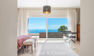 Spacieuse villa de style architectural espagnol moderne avec vue imprenable sur la mer à vendre à Manilva, Costa del Sol 800630 