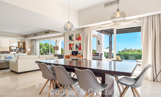 Spacieuse villa de style architectural espagnol moderne avec vue imprenable sur la mer à vendre à Manilva, Costa del Sol 800639 
