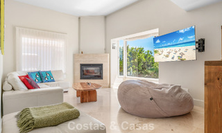 Spacieuse villa de style architectural espagnol moderne avec vue imprenable sur la mer à vendre à Manilva, Costa del Sol 800646 