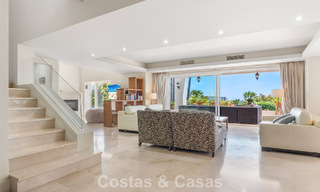 Spacieuse villa de style architectural espagnol moderne avec vue imprenable sur la mer à vendre à Manilva, Costa del Sol 800659 