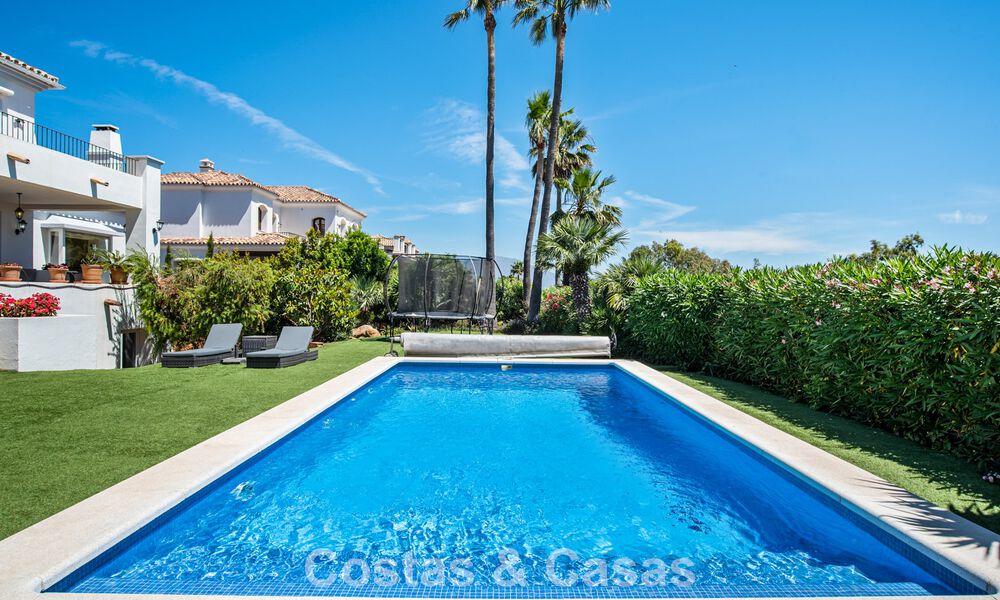 Spacieuse villa de style architectural espagnol moderne avec vue imprenable sur la mer à vendre à Manilva, Costa del Sol 800665