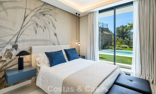 Villa de luxe haut de gamme au design minimaliste à vendre dans une résidence sécurisée à l’est du centre de Marbella 800690 