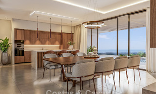 Villa ultramoderne à vendre dans les paisibles collines de Marbella - Benahavís, avec vue sur la vallée verdoyante et la mer 800728 