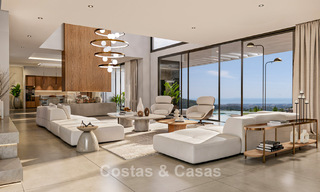 Villa ultramoderne à vendre dans les paisibles collines de Marbella - Benahavís, avec vue sur la vallée verdoyante et la mer 800729 